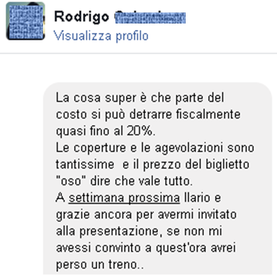 Testimonianze Rodrigo