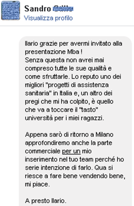 Testimonianze Sandro