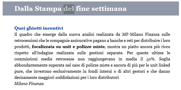 investimenti e risparmio